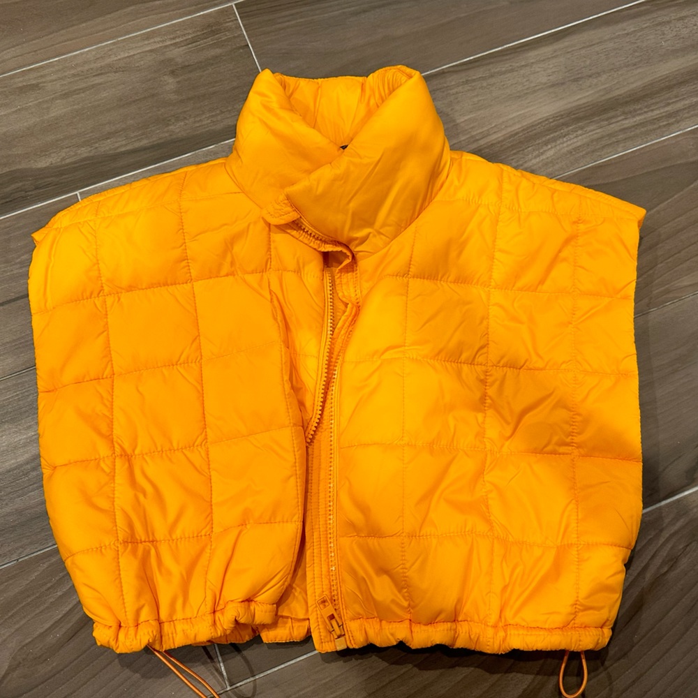Zara cropped vest